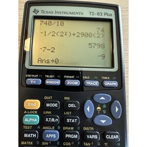 Vintage Calculator Texas Instruments TI-83 Plus Graphical tested & working